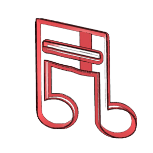 Music Note Cookie Cutter