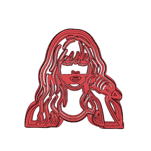 Long Hair Pop Star Cookie Cutter