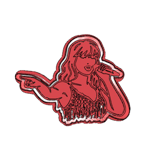 Singer Microphone Pose Cookie Cutter