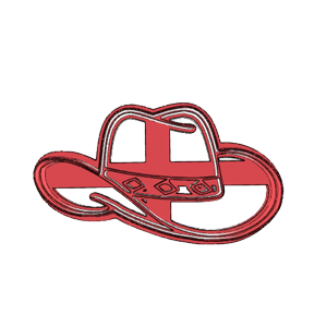 Cowboy Hat Cookie Cutter