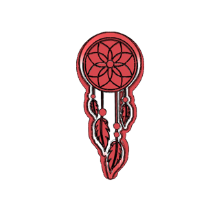 Minimal Dreamcatcher Cookie Cutter