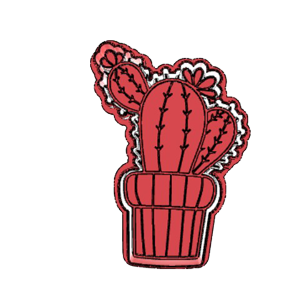 Potted Cactus Cookie Cutter