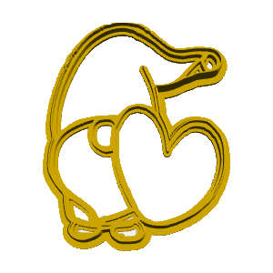 Gnome Hand Sign Cookie Cutter