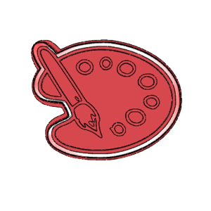 Paint Palette Cookie Cutter