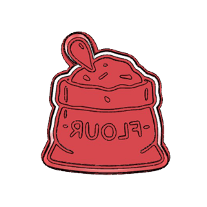 Flour Bag Cookie Cutter