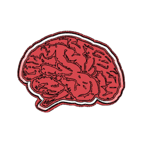 Side Brain Cookie Cutter