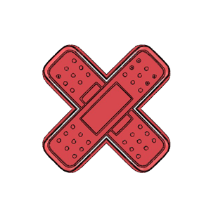 Cross Bandage Cookie Cutter