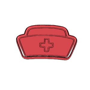 Nurse Hat Cookie Cutter