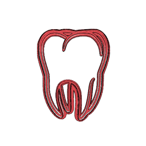 Detailed Tooth Cookie Cutter