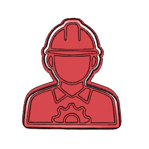 Engineer Character Cookie Cutter