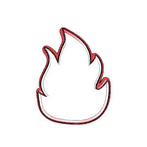 Flame Cookie Cutter