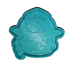 Firefighter Face Cookie Cutter