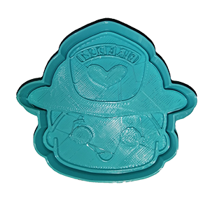 Firefighter Face Cookie Cutter