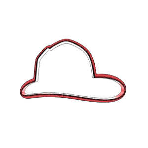 Fire Hat Cookie Cutter