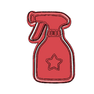 Spray Bottle Cookie Cutter