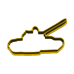 Tank Cookie Cutter