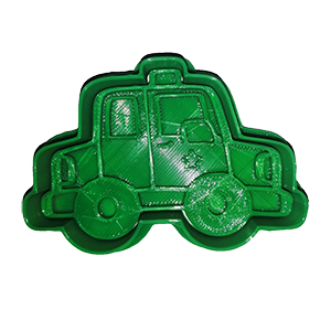 Police Car Outline Cookie Cutter