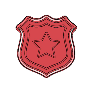Police Badge Cookie Cutter