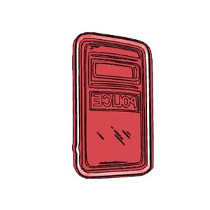 Police Shield Cookie Cutter