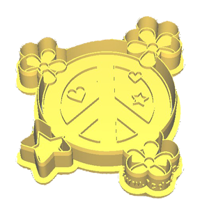 Peace Sign Cookie Cutter