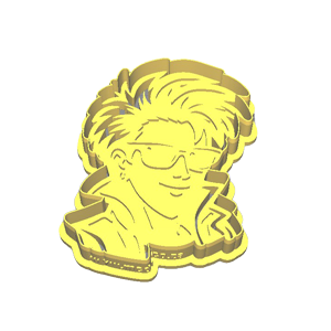 80s Retro Character Cookie Cutter