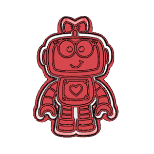 Cute Robot Cookie Cutter