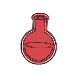 Round Flask Cookie Cutter