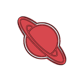 Saturn Planet Cookie Cutter