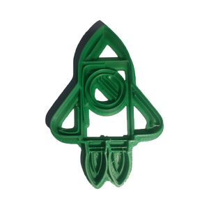 Rocket Outline Cookie Cutter