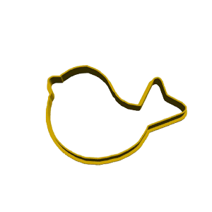 Twitter Bird Cookie Cutter