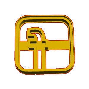 Facebook Icon Cookie Cutter