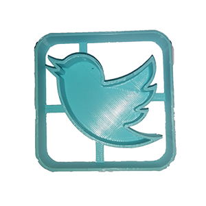 Twitter Icon Cookie Cutter