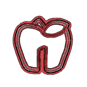 Apple Mug Hugger Cookie Cutter