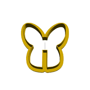 Bunny Head Mug Hugger Cookie Cutter