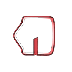 Square Mug Hugger Cookie Cutter