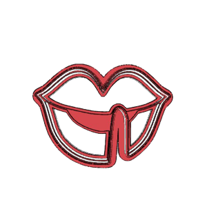 Lips Mug Hugger Cookie Cutter