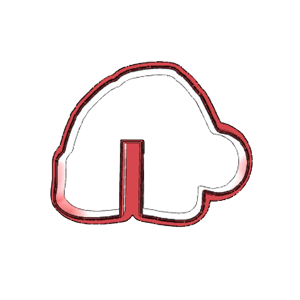 Santa Hat Mug Hugger Cookie Cutter