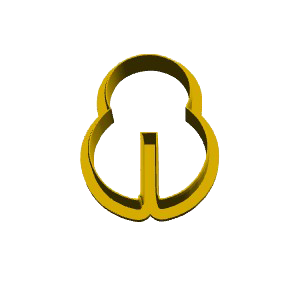 Snowman Round Mug Hugger Cookie Cutter