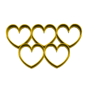 Mini Heart Multi Cookie Cutter