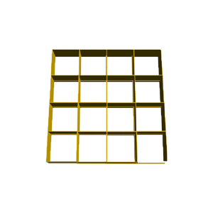 Rectangle Multi Grid Cookie Cutter