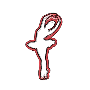 Ballerina Standing Cookie Cutter