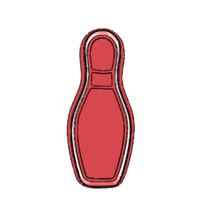 Bowling Pin Cookie Cutter