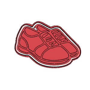 Bowling Shoes Cookie Cutter