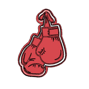 Boxing Gloves Cookie Cutter
