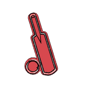 Cricket Bat – Ball Cookie Cutter