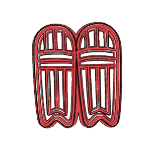 Cricket Helmet Cookie Cutter