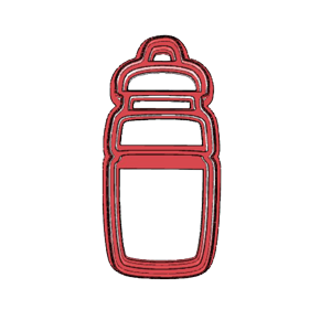 Water Bottle Cookie Cutter