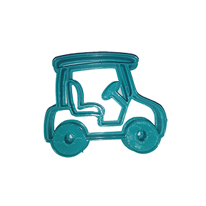 Golf Cart Cookie Cutter