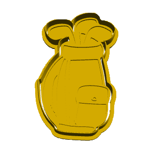 Golf Bag Cartoon Cookie Cutter