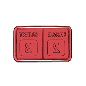Hockey Score Board Cookie Cutter